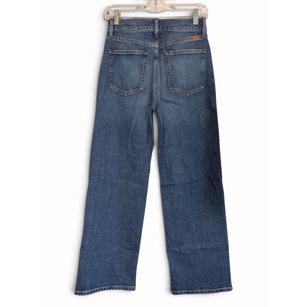 AYR The Secret Sauce Jeans 25S High Rise Wide Leg Blue Denim Made in LA Preppy - Picture 3 of 9